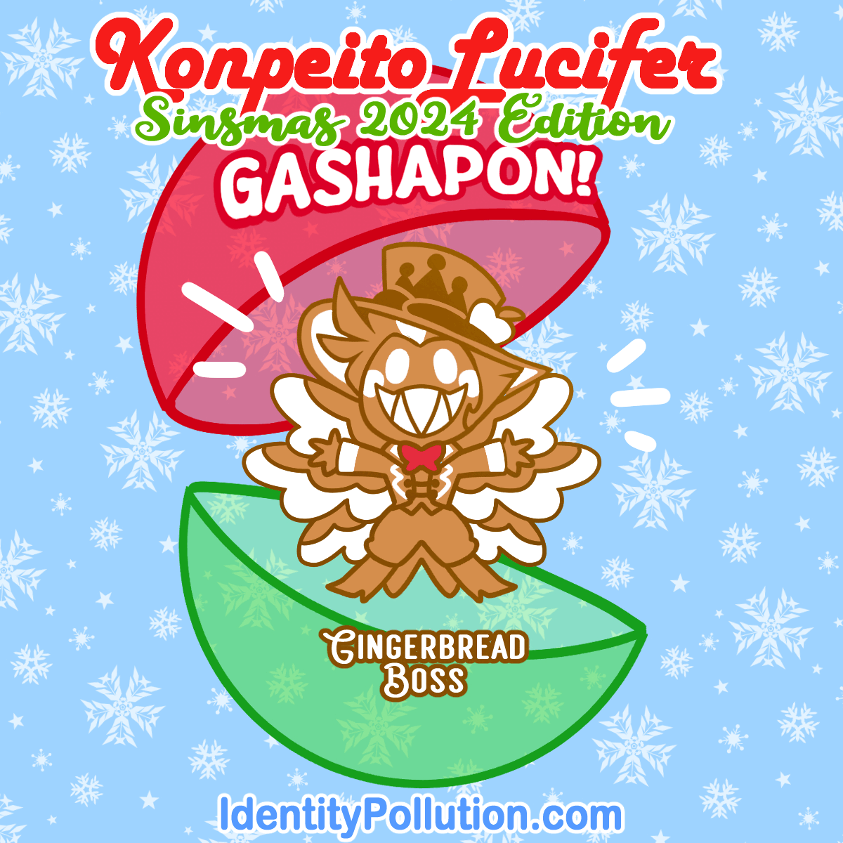 Konpeito Lucifer Gashapon Pin {Sinsmas 2024 L.Edition