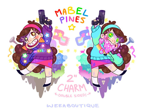 Mabel Acrylic Charm