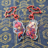 Halloween Alastor & Lucifer Charms