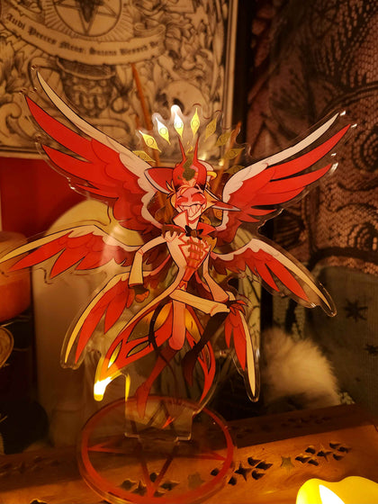 Full Demon Form Lucifer {Gold Foiled} Standee