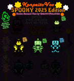 Konpeito Vox Gasha Pin {Spooky 2025 Edition} PRE-ORDER