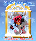 {Madelezabeth X IDP} Hazbin Frosted Window Pins [PRE-ORDER]