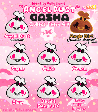 "Angel Dust" Gasha Pin {PRE-ORDER}