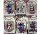 {Madelezabeth X IDP} Hazbin Frosted Window Pins [IN-HANDS)