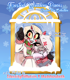 {Madelezabeth X IDP} Hazbin Frosted Window Pins [PRE-ORDER]