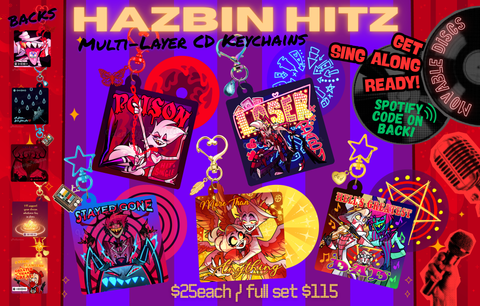 Hazbin Hits: CD Charms