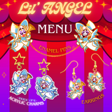 Lil' Angel Luci: Pins, Charms & Earrings