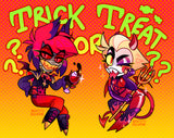 Halloween Alastor & Lucifer Charms