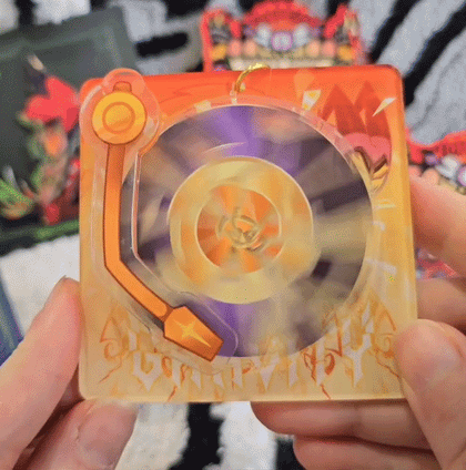 Gravity Record Spinner Charm