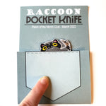 Raccoon Pocket Knife Patch (Club Release)