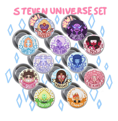Steven Universe Button Set (12)