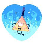 Dirty Triangle Heart Button