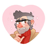 Ford Pines Heart Button