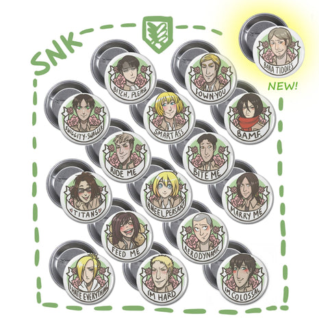 SNK Button Set (16)