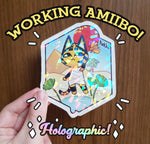 Ankha Holographic Art Amiibo Card 🧵made-to-order
