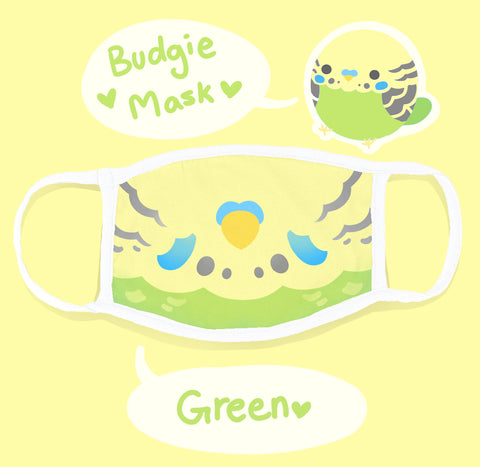 Green Budgie BIRB Adjustable Mask with Filter